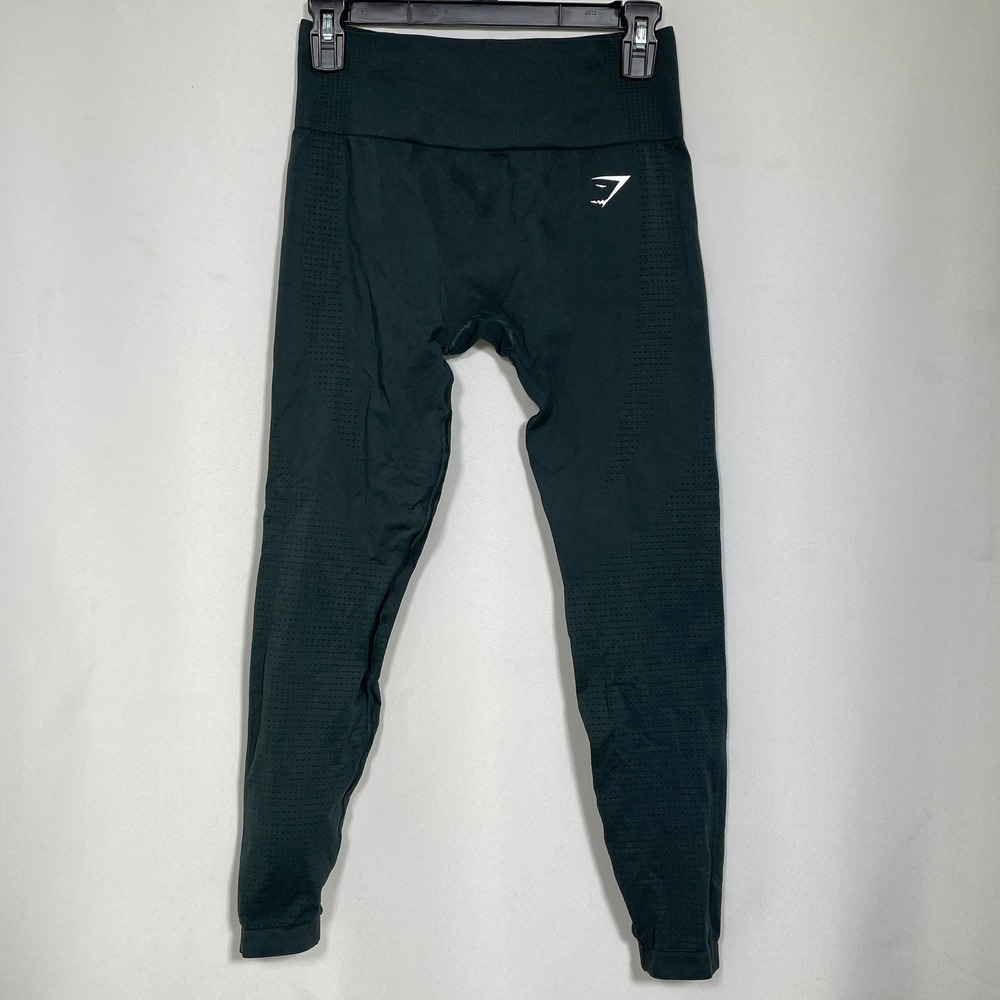 Gymshark Vital Seamless Forest Green High Waisted Leggings Women's MEDIUM